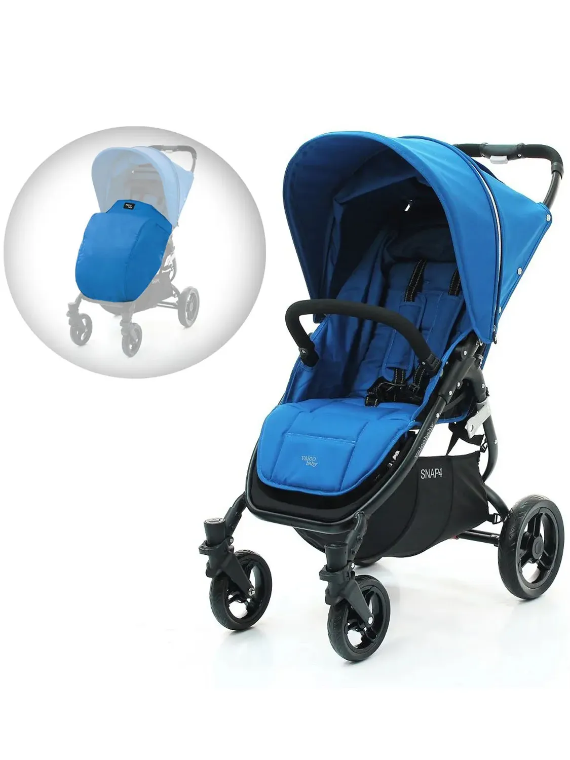 Коляска прогулочная Valco Baby Snap 4 + накидка на ножки