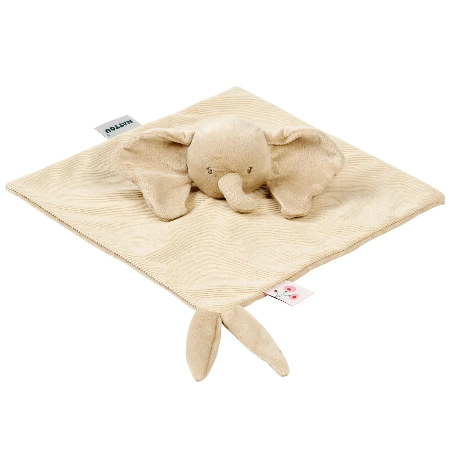 Игрушка мягкая Nattou Doudou FANFAN Слонёнок вельвет sand 759106