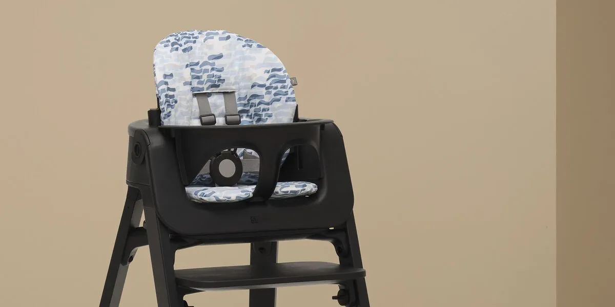 Подушка Stokke для стульчика Steps Голубые Волны (Waves Blue) 349916. Изображение 4