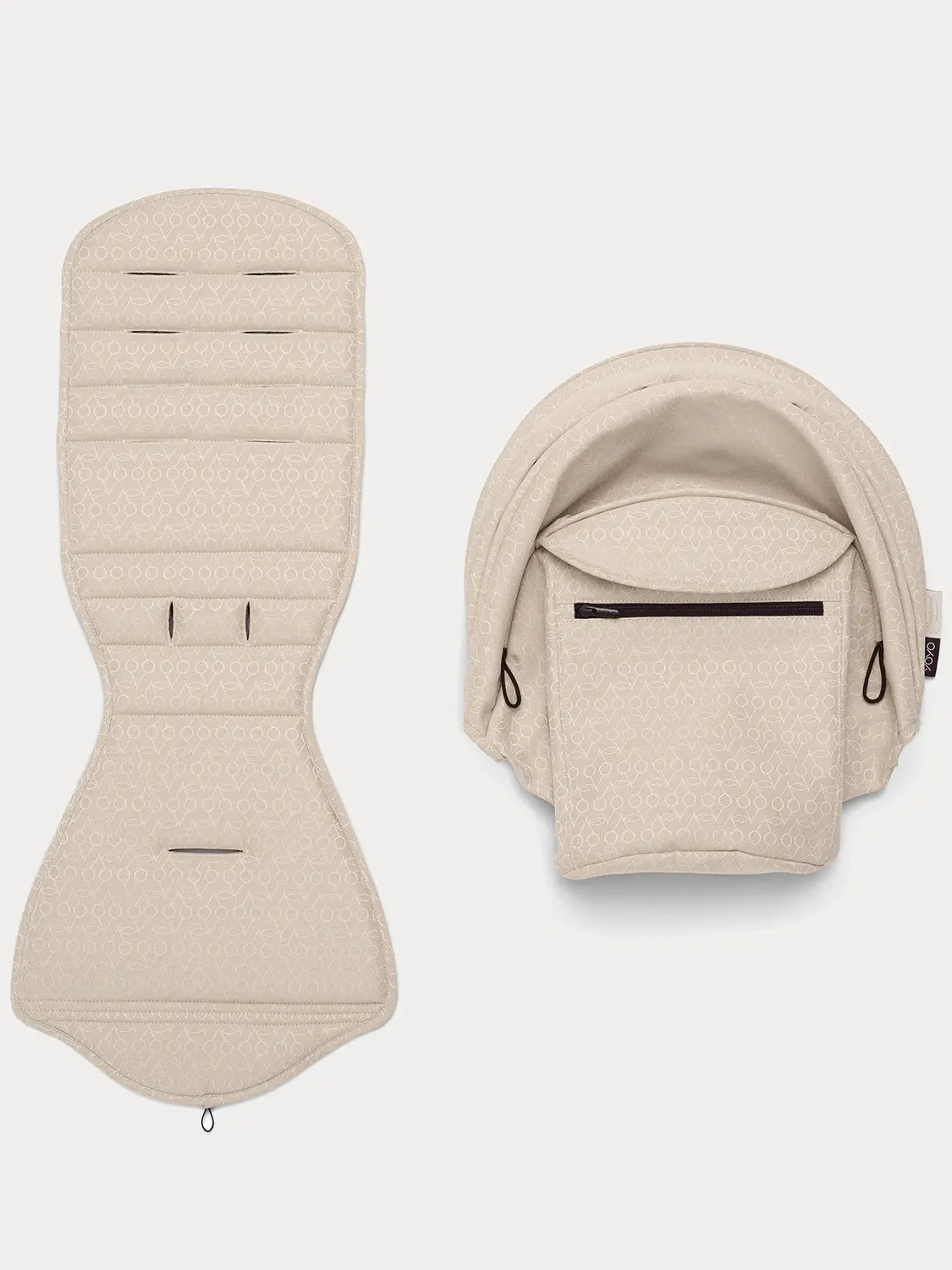 Коляска 2 в 1 STOKKE YOYO3 Бонпоинт, рама черная, люлька мягкая. Изображение 14