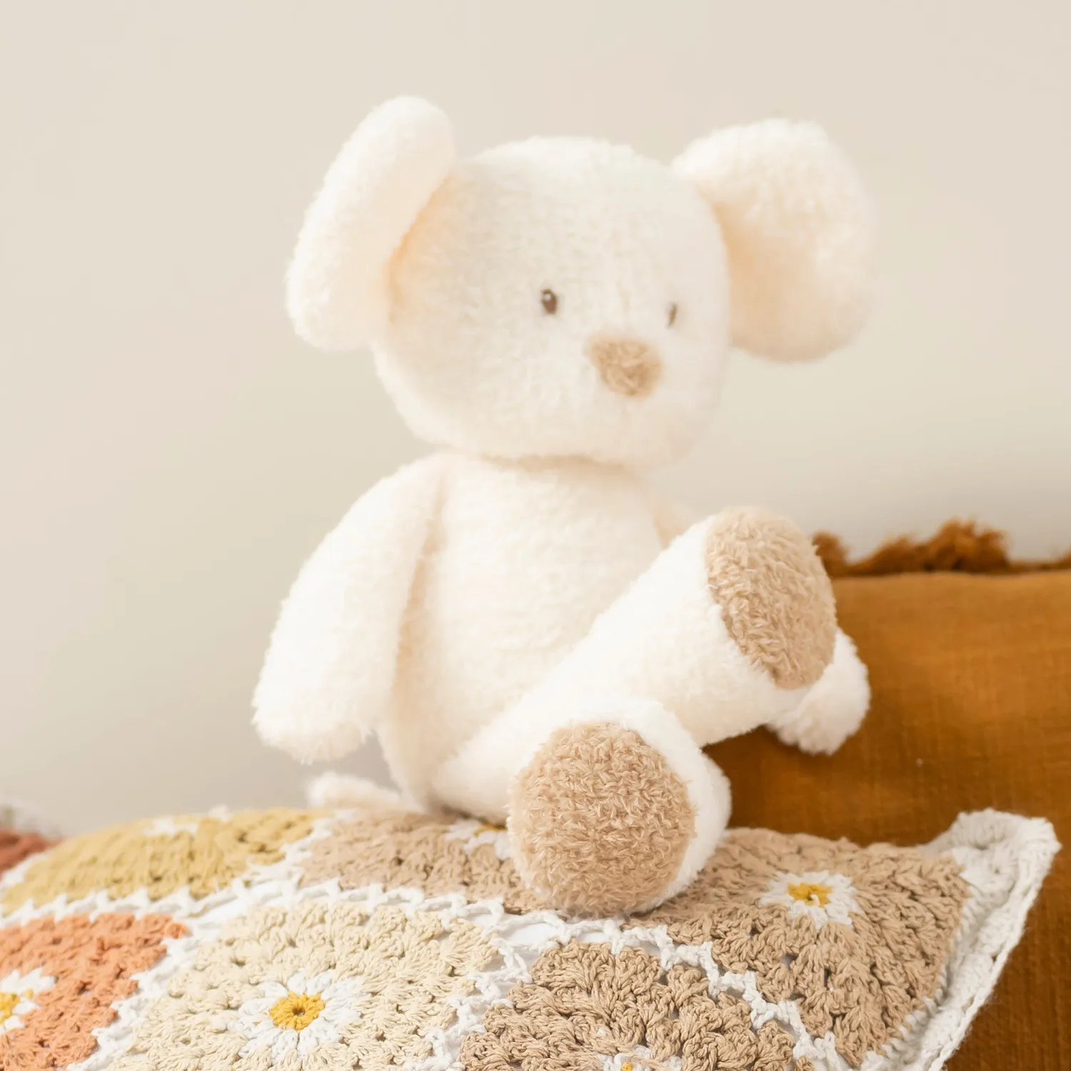 Игрушка мягкая Nattou Soft toy TEDDY Мышка 856027