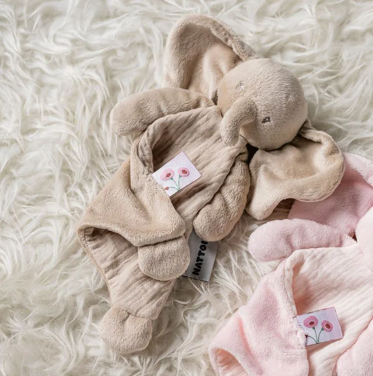 Игрушка мягкая Nattou Doudou малая FANFAN Слонёнок sand 759069