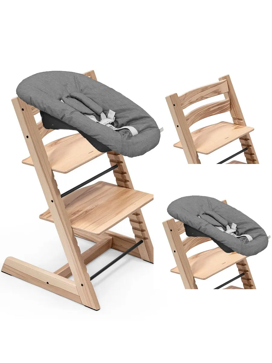 Стульчик растущий для новорожденных Stokke Tripp Trapp бук с сиденьем Newborn