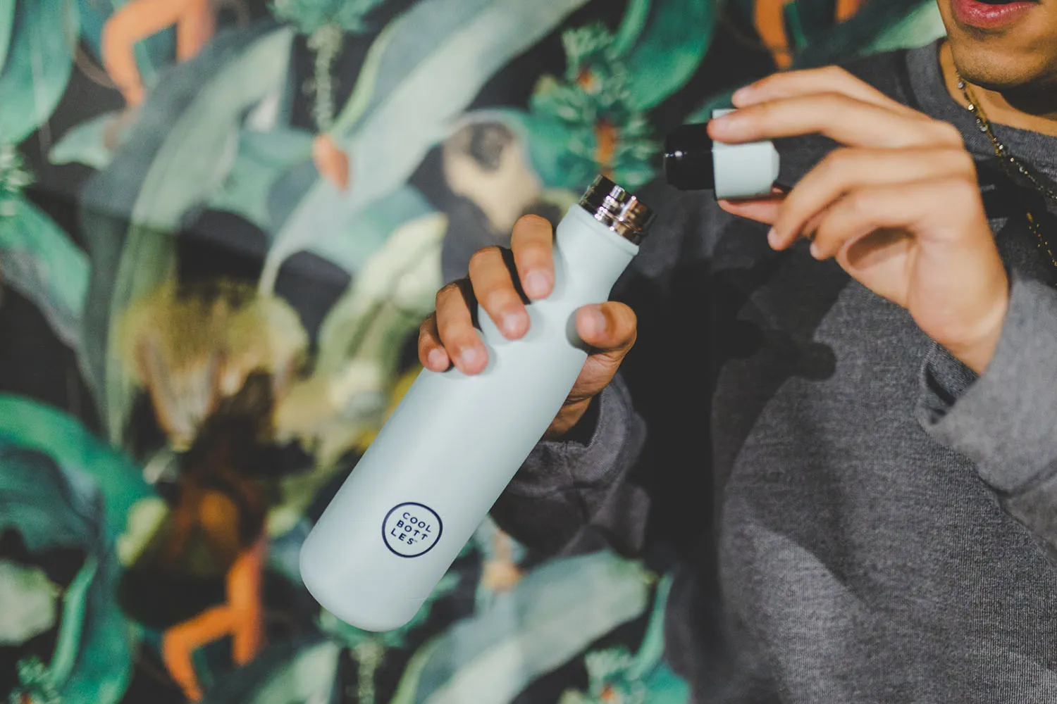 Термос-термобутылка Cool Bottles Pastel Grey 350 мл CB350PAY