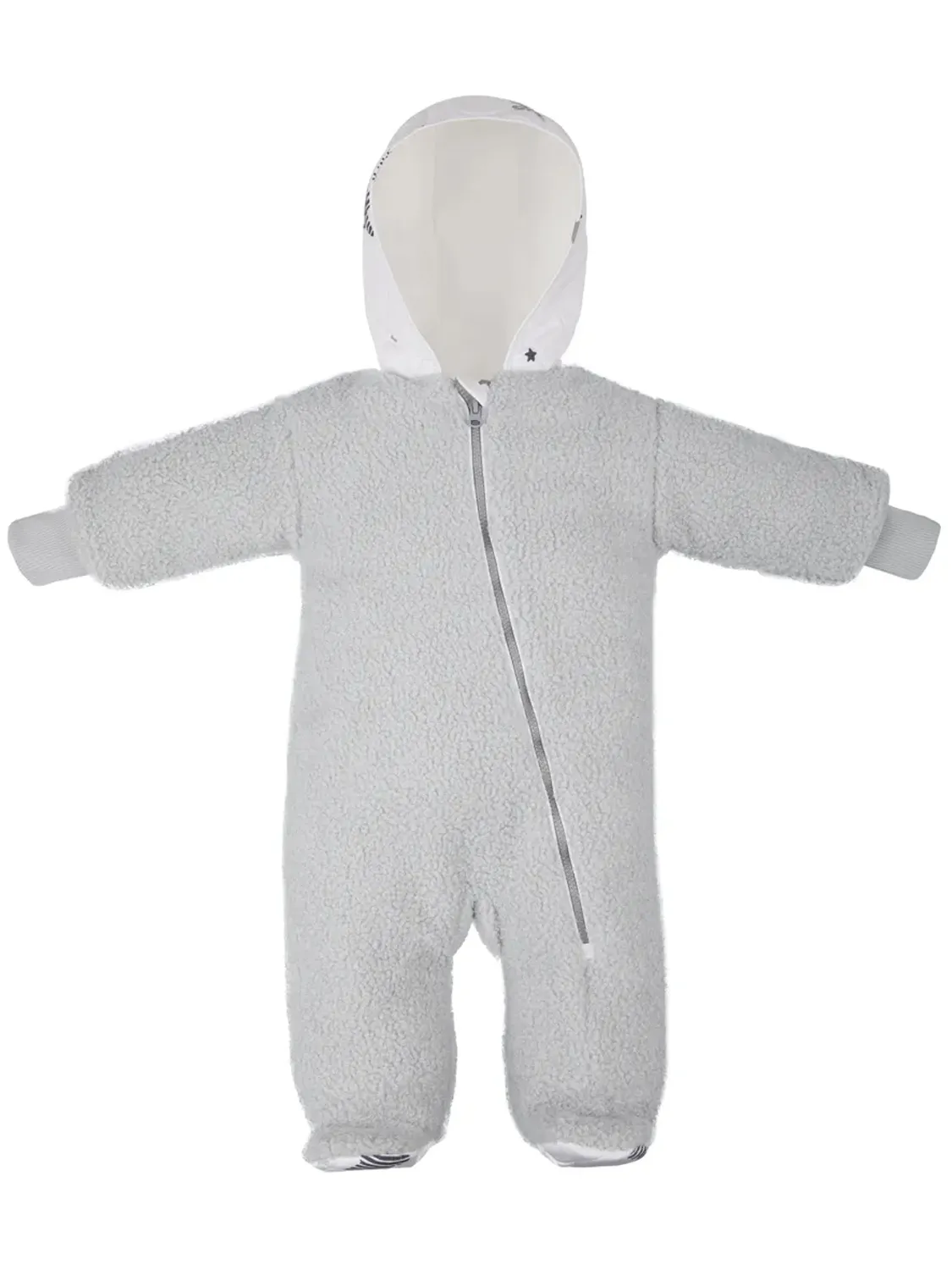 Комбинезон детский утепленный Mansita Teddy цвет nova-серый