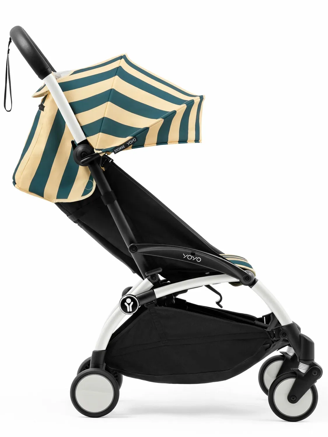 Коляска прогулочная Stokke YOYO3 Ривьера Монако, рама белая, летний комплект. Изображение 5