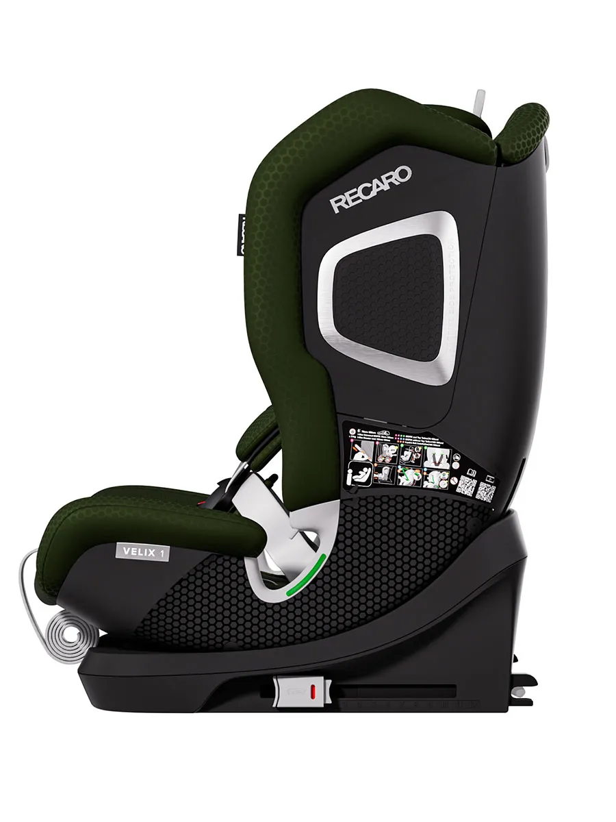 Автокресло 1/2/3 RECARO Velix 1, зеленый (epic green), от 15 месяцев до 12 лет, 9-36 кг, isofix. Изображение 6