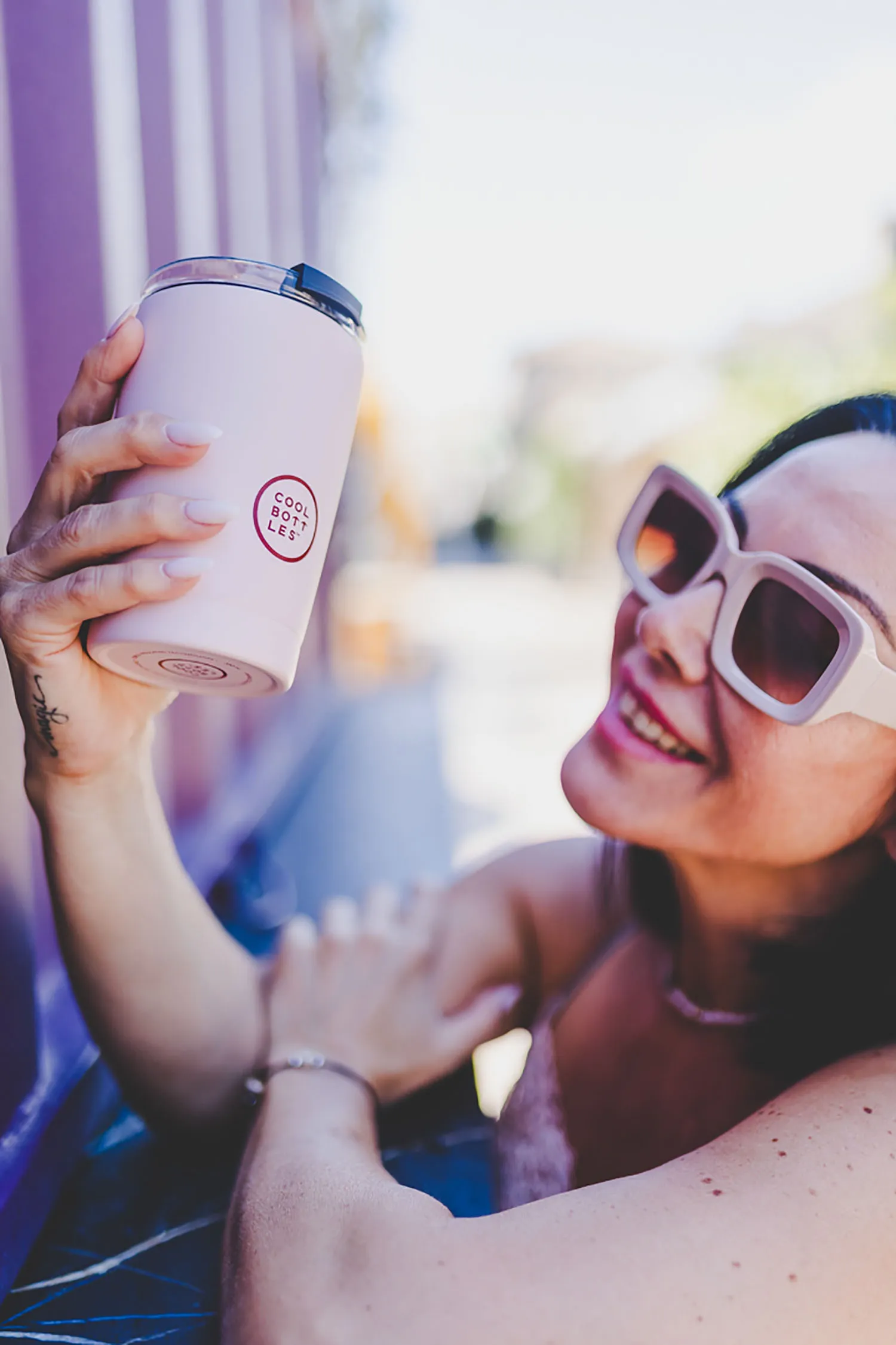 Термокружка Cool Bottles Tumbler Pastel Pink 330 мл CBT33PAP