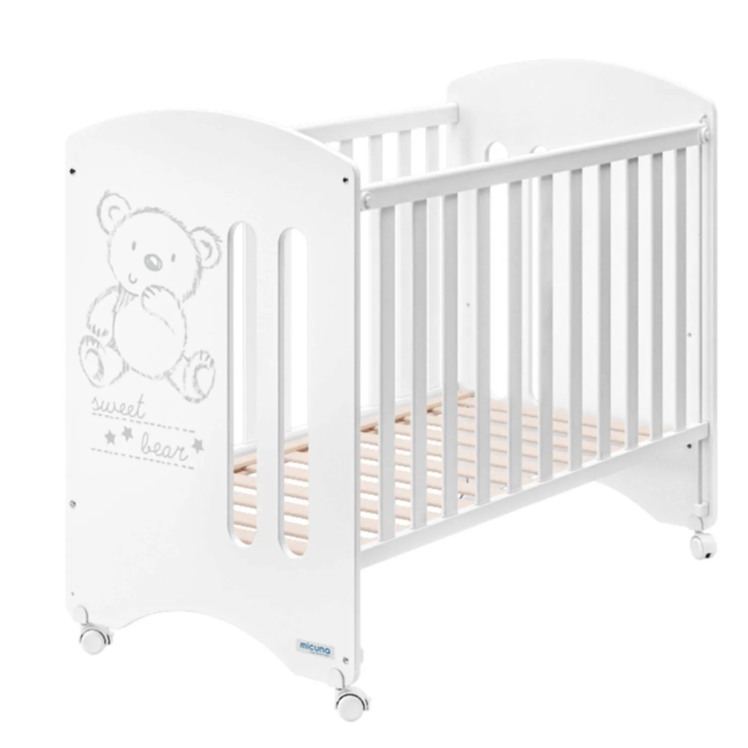 Кровать Micuna Sweet Bear 120*60 white. Изображение 1