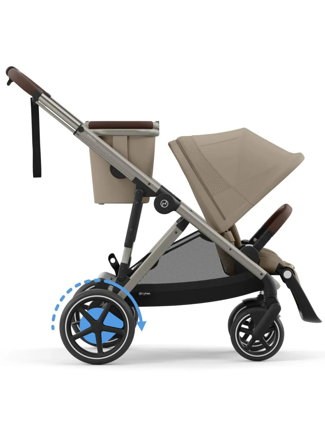 Коляска прогулочная Cybex E-Gazelle S с корзиной