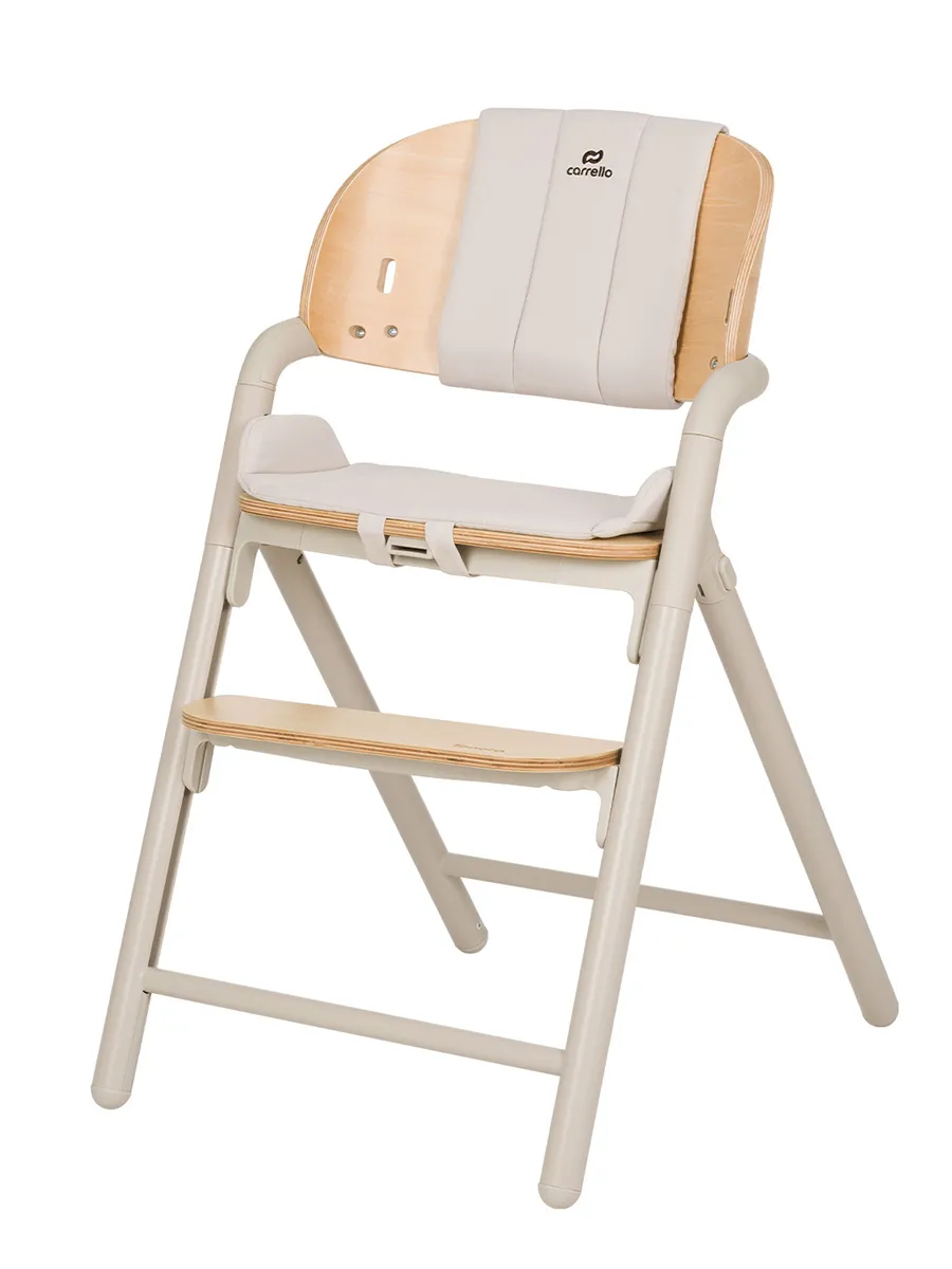 Стульчик для кормления CARRELLO Tenero Бежевое дерево (Olympus Beige Wooden) CRL-9507. Изображение 10