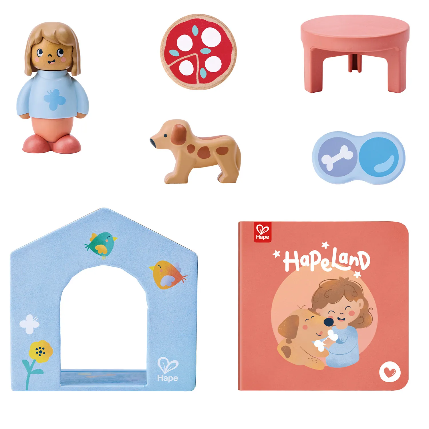 Набор игровой HAPE «Маленький домик» (детская иллюстрированная книга Hape Land) E3442_HP