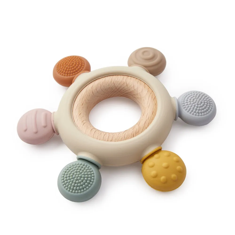 Кольцо-прорезыватель для зубов Happy Baby силиконовый 20037