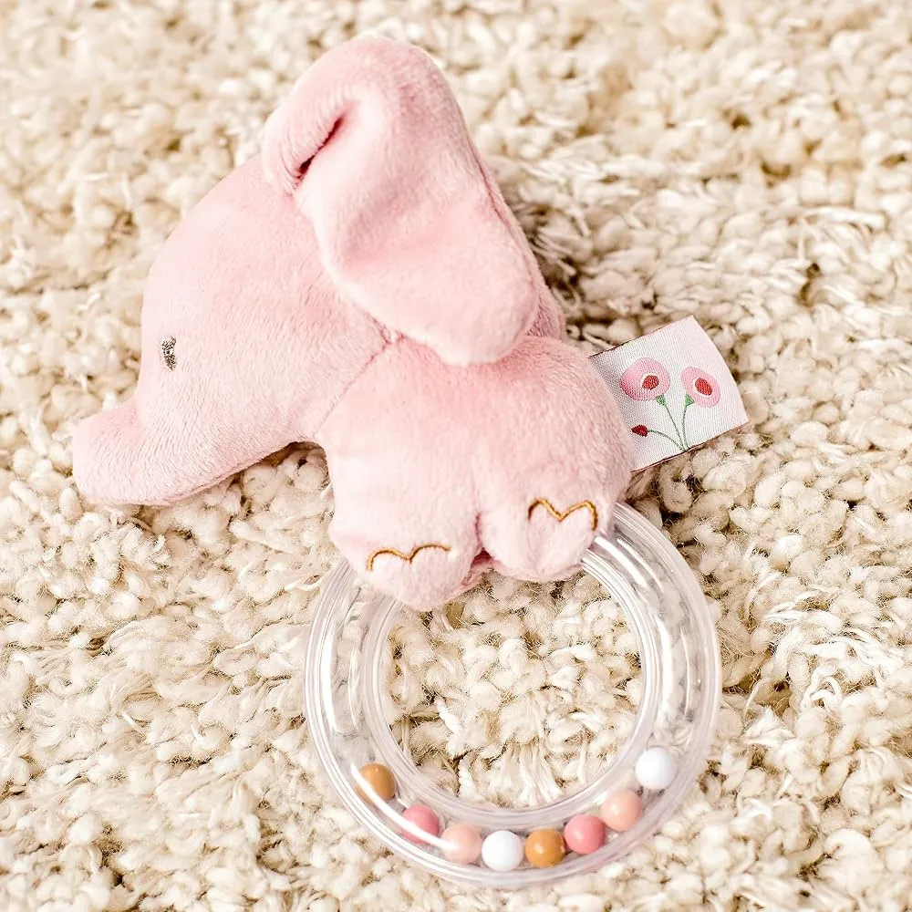 Игрушка мягкая Nattou Rattle FANFAN Слоник pink 759229