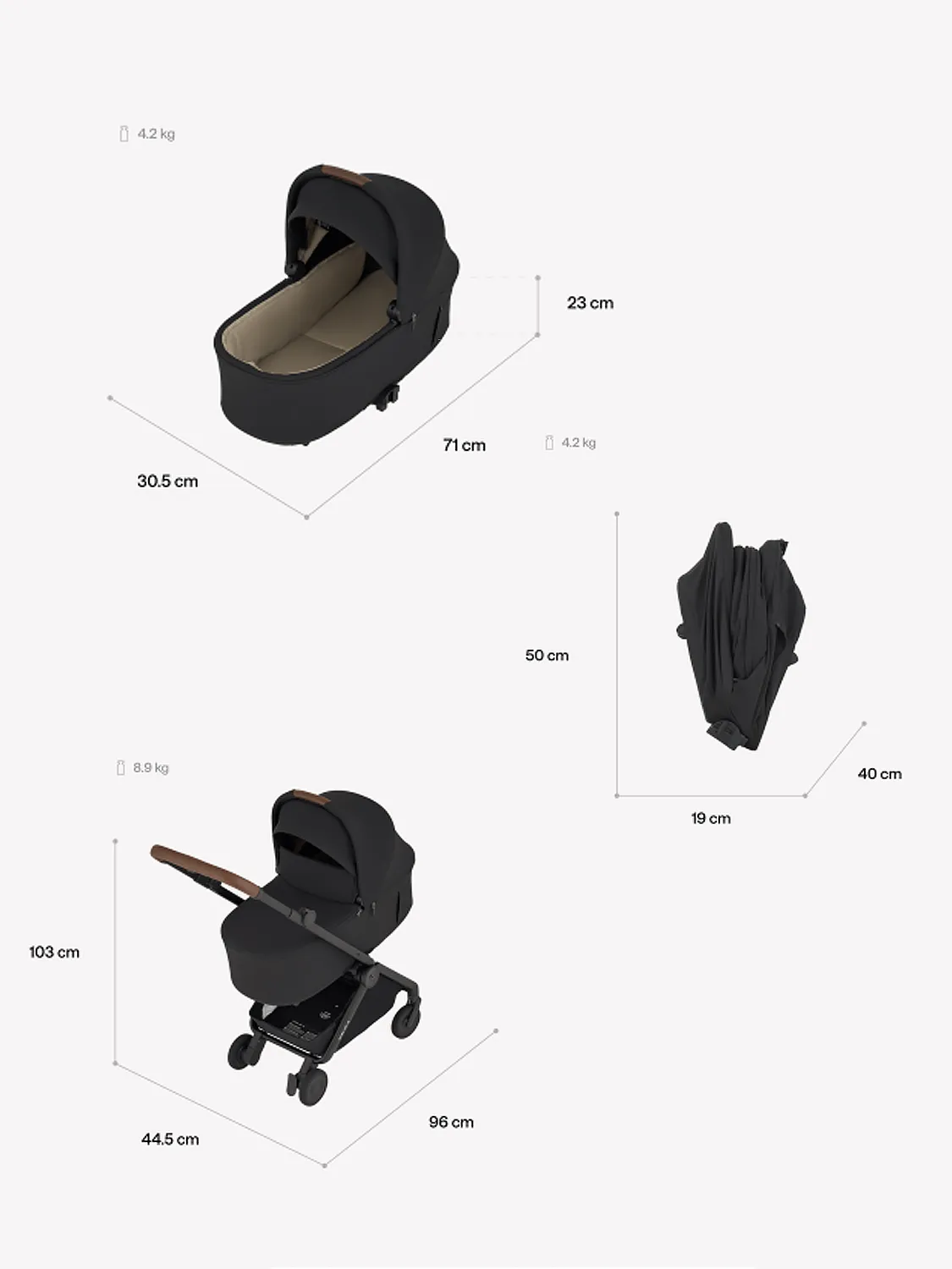 Люлька для коляски Anex Air-Q