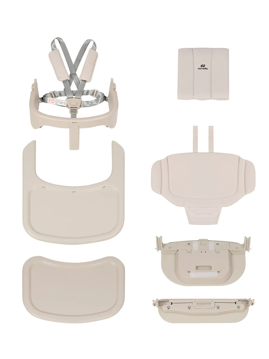 Стульчик для кормления CARRELLO Tenero Бежевый (Olympus Beige) CRL-9507. Изображение 7