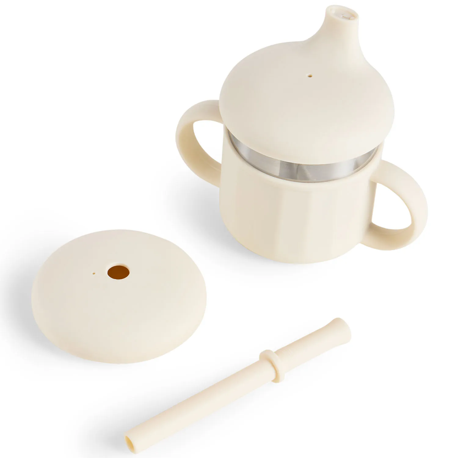 Поильник Happy Baby с ручками 3 в 1: с мягким носиком и трубочкой 220 мл