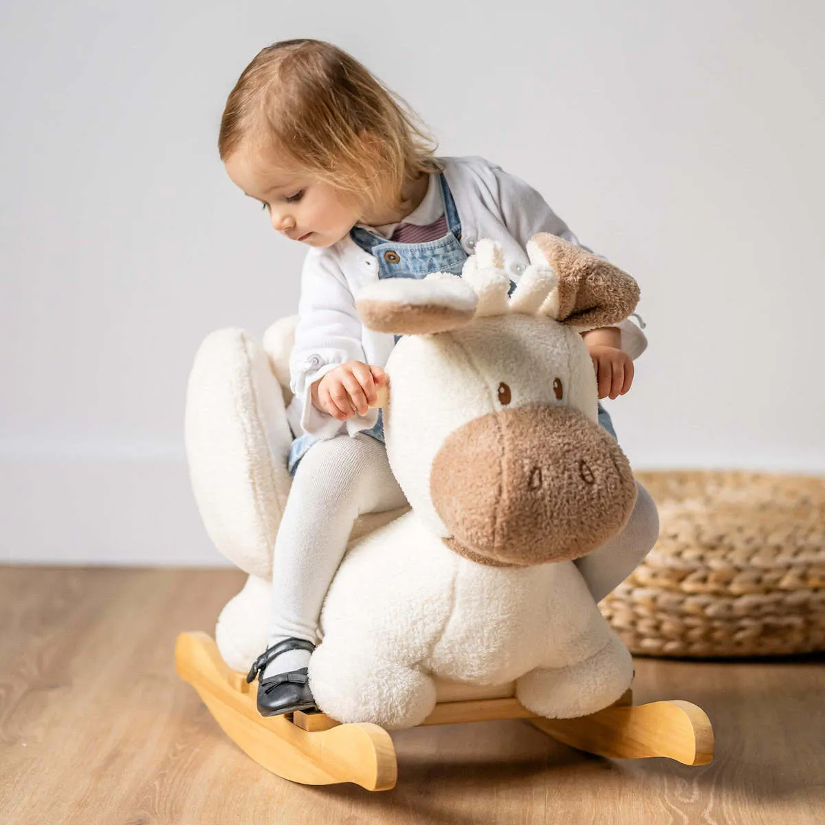 Качалка детская Nattou TEDDY Ослик ecru 544092