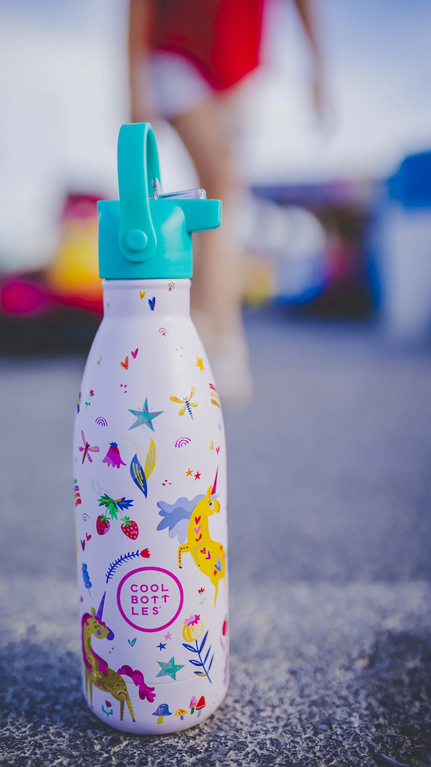 Термос–термобутылка Cool Bottles Kids серия Fantasy Funny Unicorns 350 мл