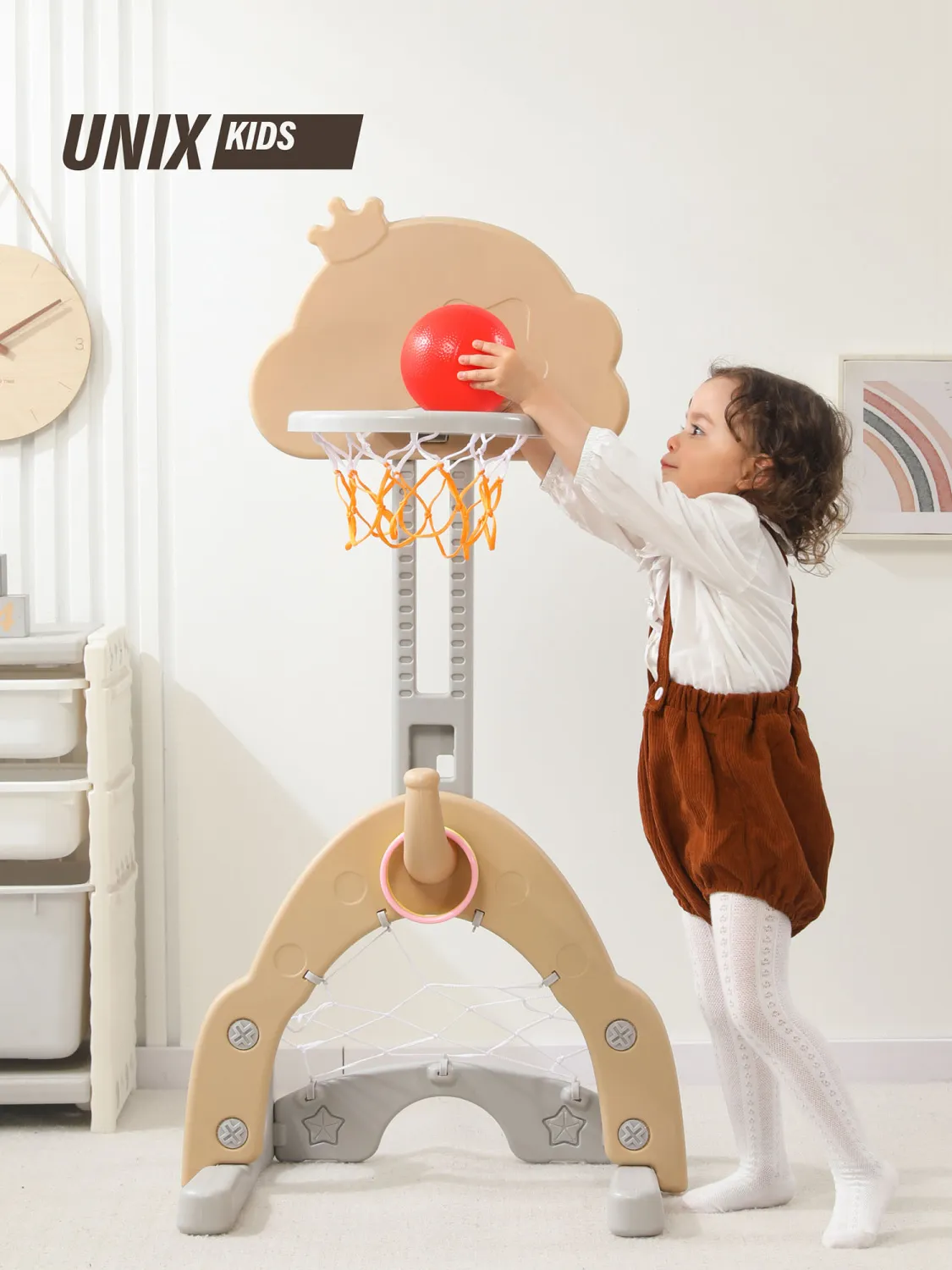 Стойка баскетбольная UNIX Kids Star Camel PPBSCL