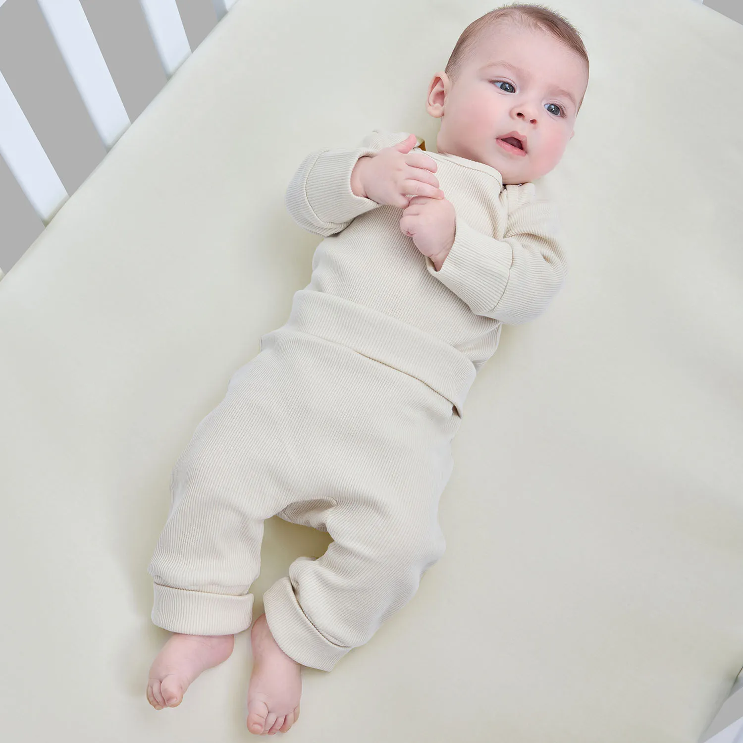 Простыня Happy Baby на резинке 100x70 см, трикотаж, комплект 2 штуки 87563