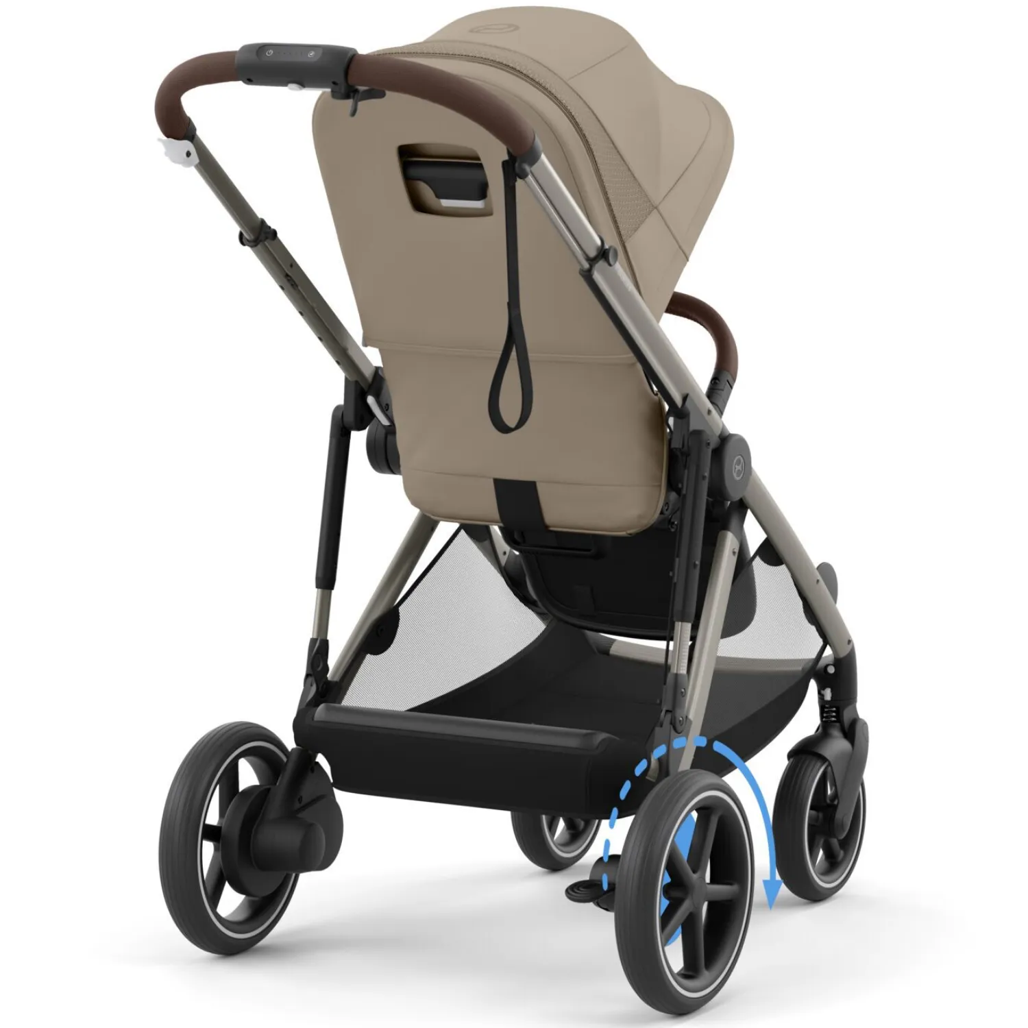 Коляска прогулочная Cybex E-Gazelle S с корзиной