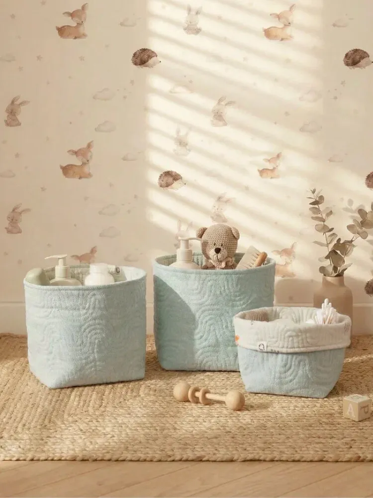 Корзины для хранения BUBA KIDS 3 шт. Тихий океан/Речная вода BKBASK102. Изображение 4