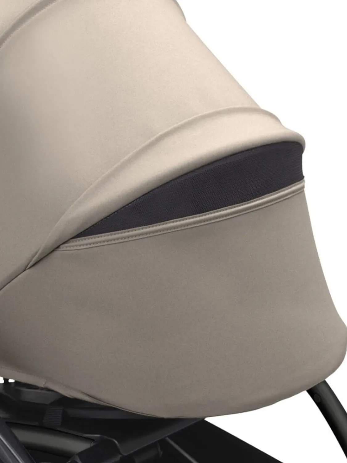 Коляска 2 в 1 Stokke YOYO3, серо-коричневый (taupe), рама черная, люлька мягкая. Изображение 7