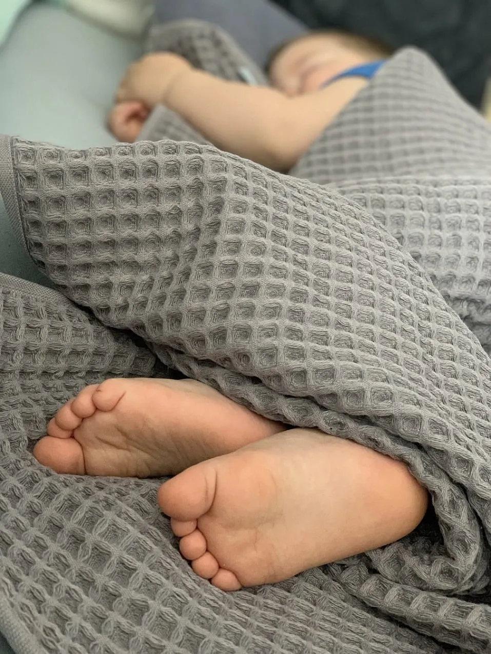 Плед детский Ceba Baby 90x90 вафельный