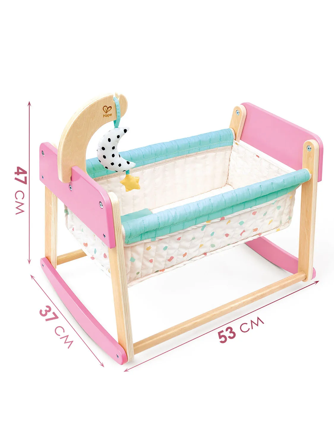 Люлька для куклы HAPE «Играем вместе» E3608_HP