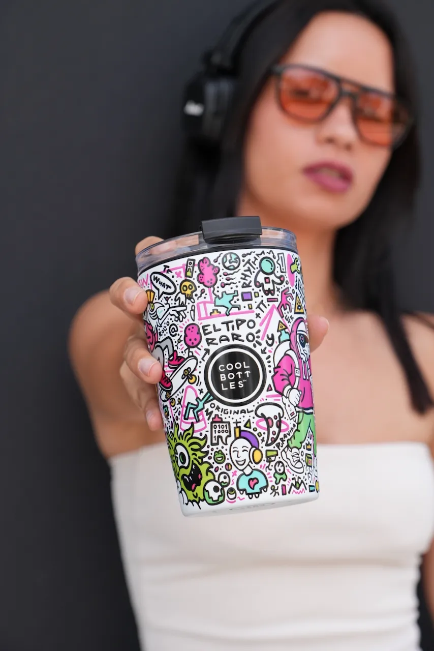 Термокружка Cool Bottles Tumbler El Tipo Raro Urban Picnic 330мл CBT33UPI. Изображение 13