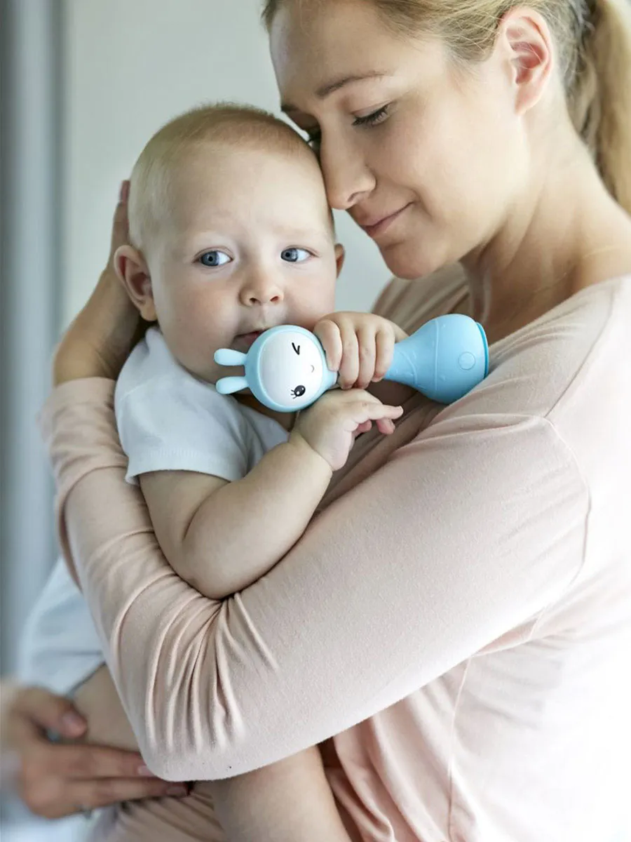 Музыкальная игрушка Alilo Умный зайка R1 синий 60402