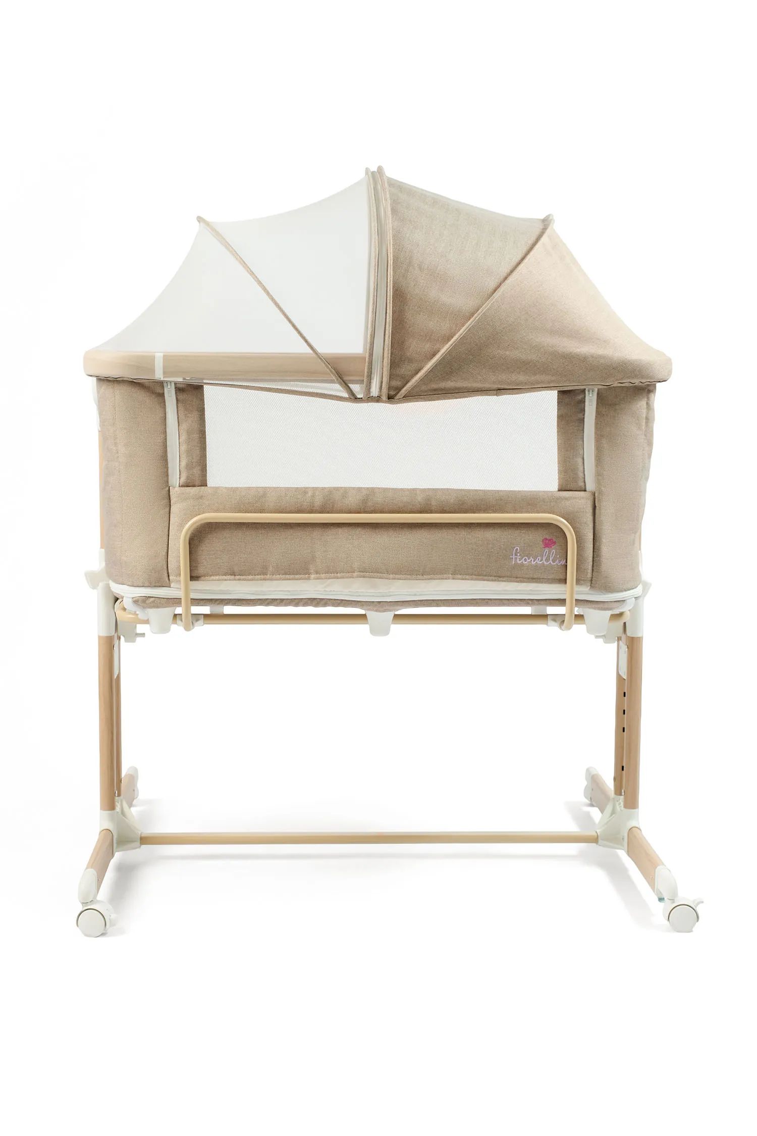 Люлька-колыбель 4 в 1 приставная Fiorellino beige