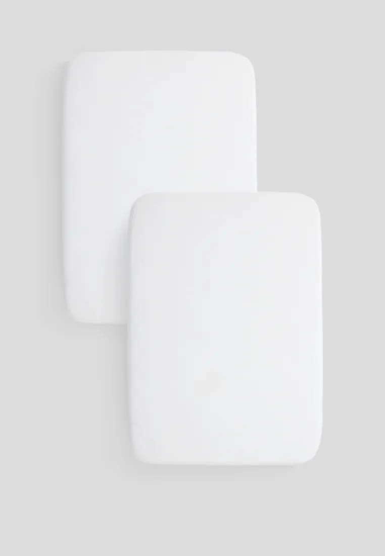 Набор простыней Happy Baby на резинке 100x70 см 2 штуки white 87578