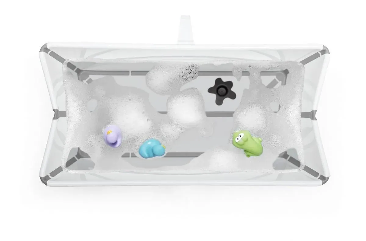 Ванночка Stokke Flexi Bath Макси Прозрачный/Белый (Transparent White) 535901 ПУ. Изображение 2