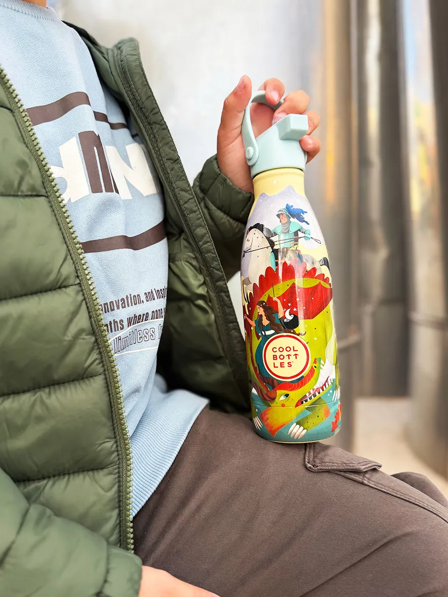 Термос-термобутылка Cool Bottles Kids серия Wonders Knight Legend 350мл CBBK35KL. Изображение 8