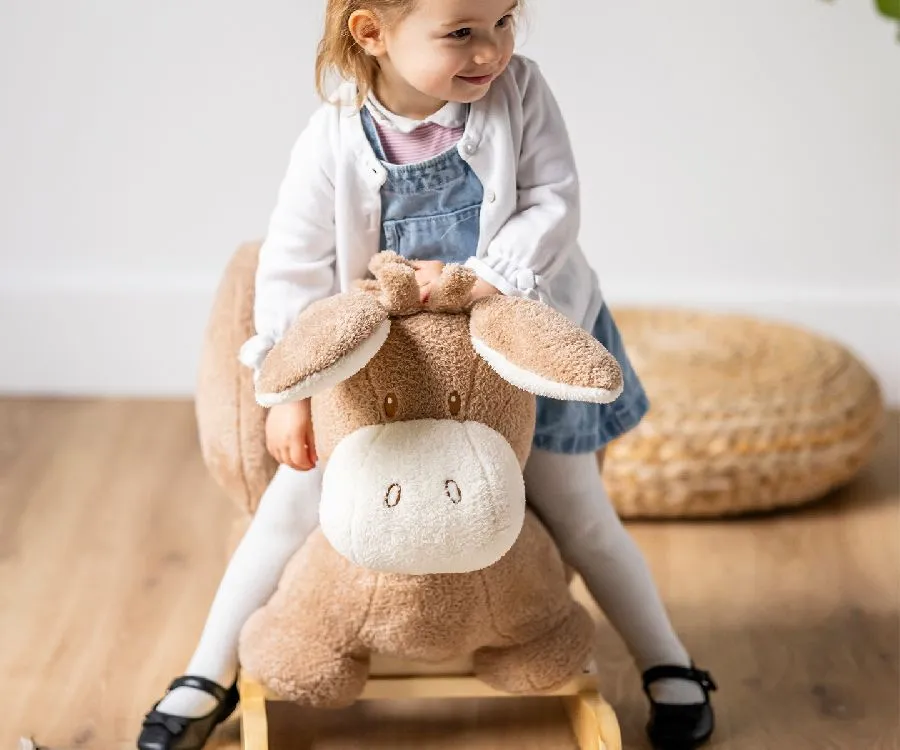 Качалка детская Nattou TEDDY Ослик beige 544108