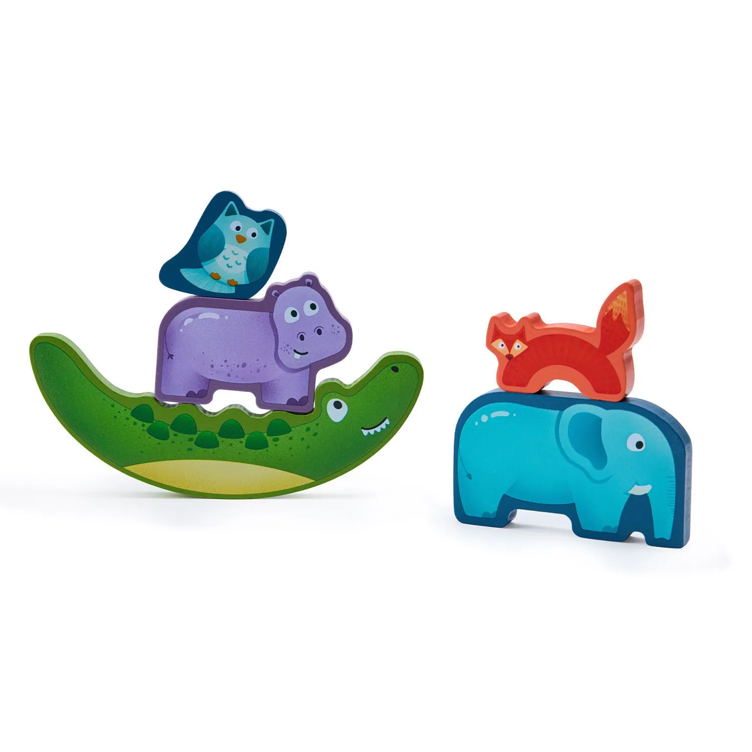 Пазл HAPE для детей "Умняша" Королевство Животных с фигурками E1656_HP