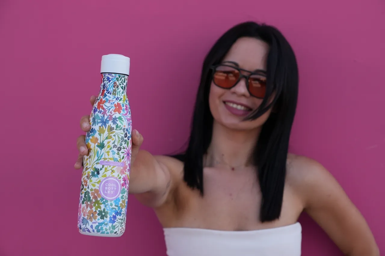 Термос-термобутылка Cool Bottles Moniquilla Ever Bloom 500мл CBB50EBL. Изображение 6