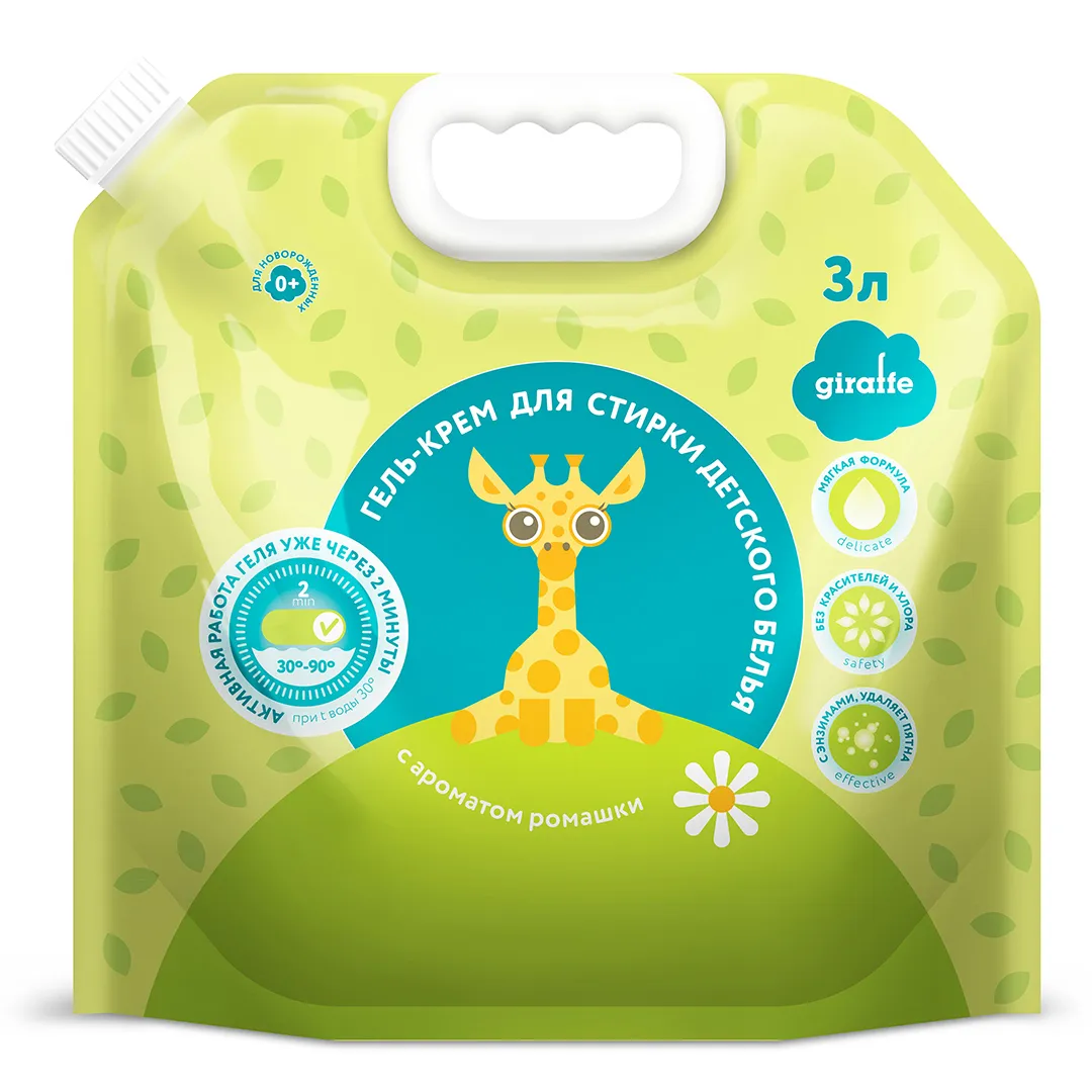 Гель-крем для стирки Lovular Giraffe 3 л 429892