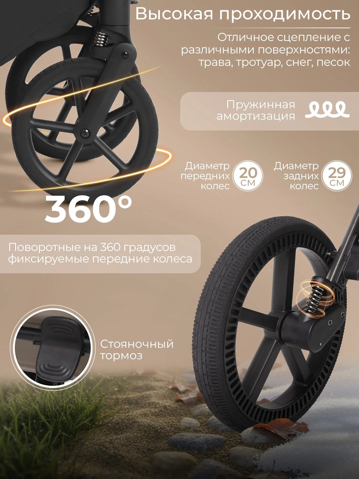 Коляска 2 в 1 SBL / Sweet Baby Orso