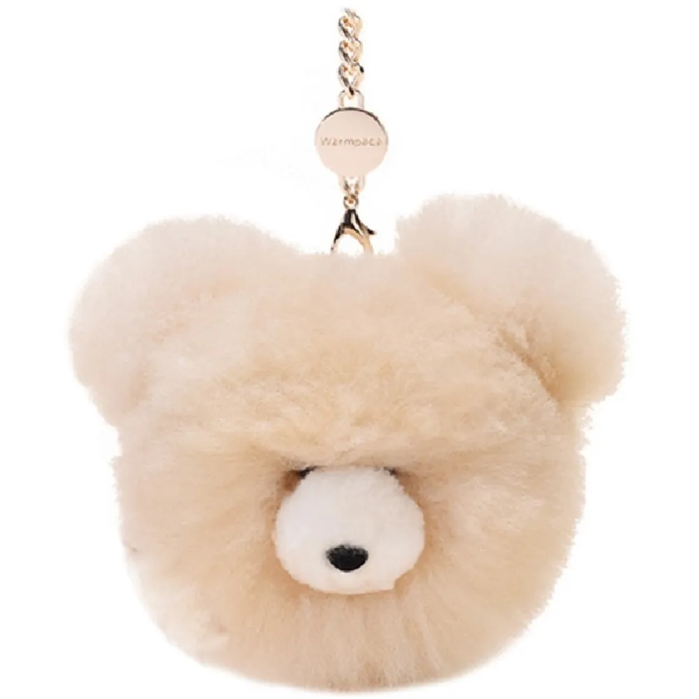 Подвеска-помпон ЛеРаРу медвежонок Крем-сода 13 см
