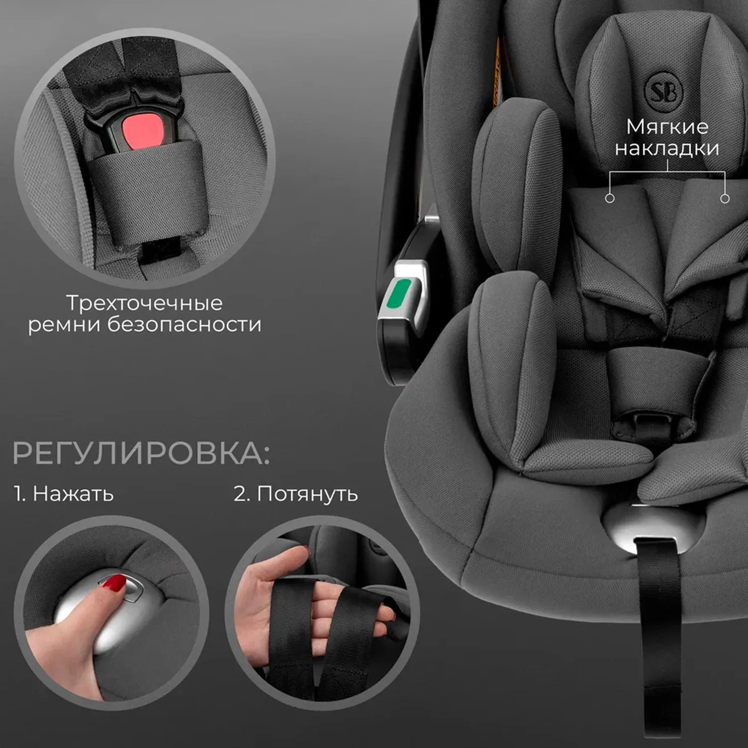 Автокресло 0+ Sweet Baby Premier WG06 Pro