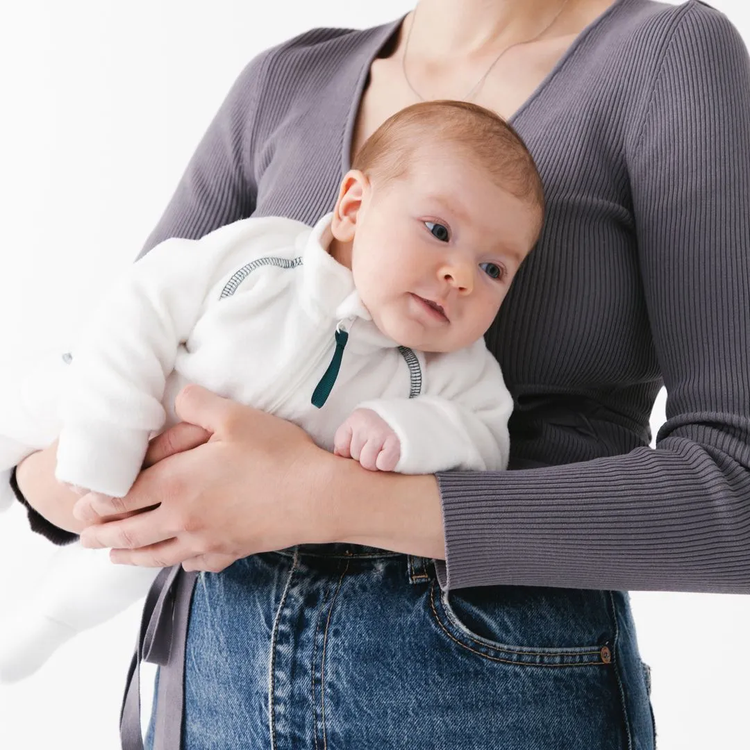 Комбинезон Mansita Comfi флисовый молочный