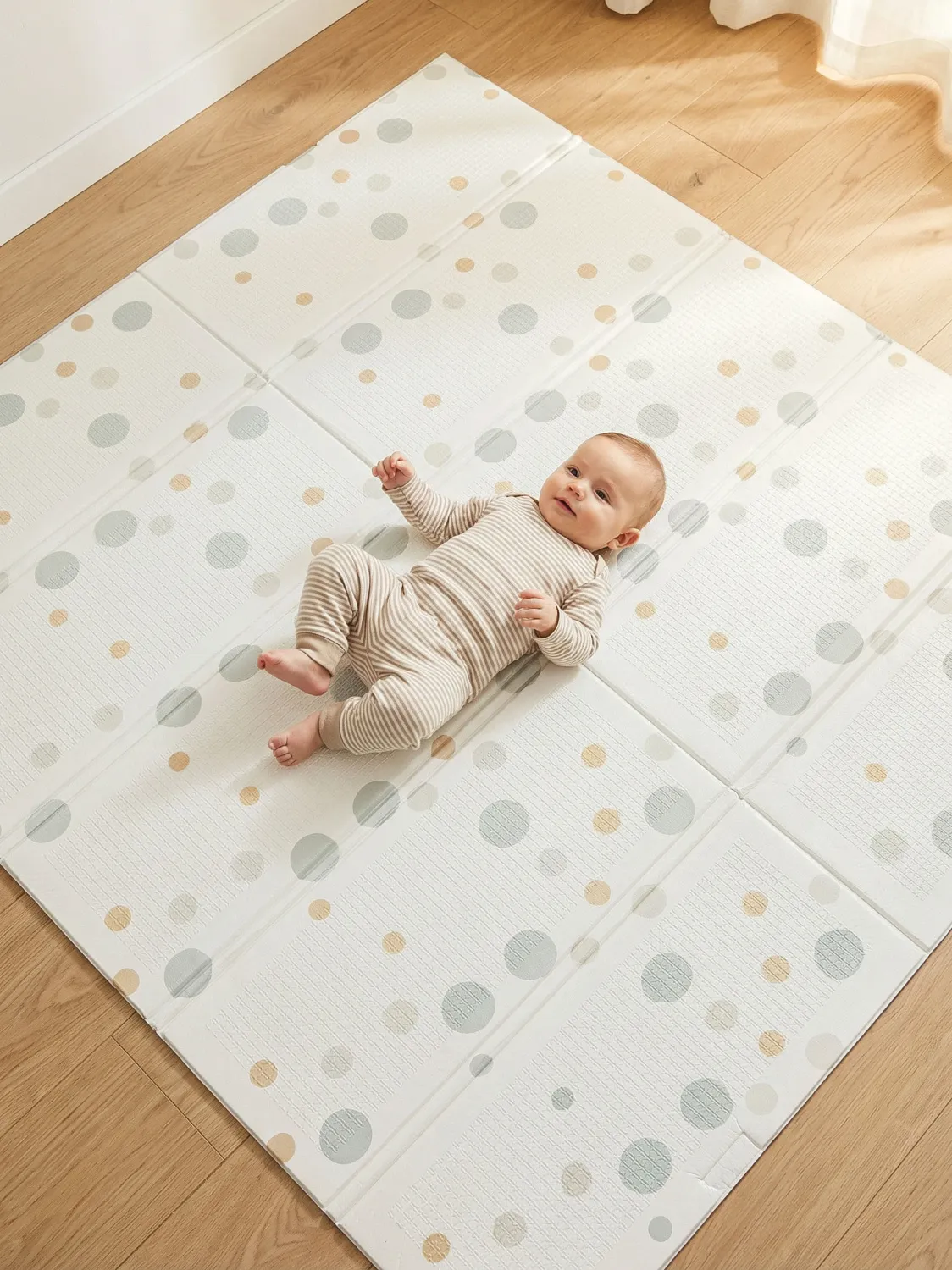 Коврик игровой складной UNIX Kids Circles 150x180 см