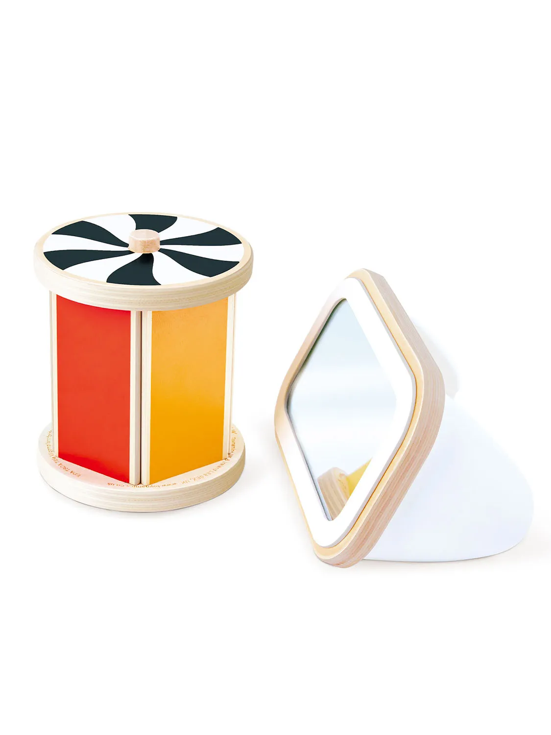 Игрушка развивающая HAPE &laquo;Малышам&raquo; Крутящийся барабан с зеркалом E0139_HP