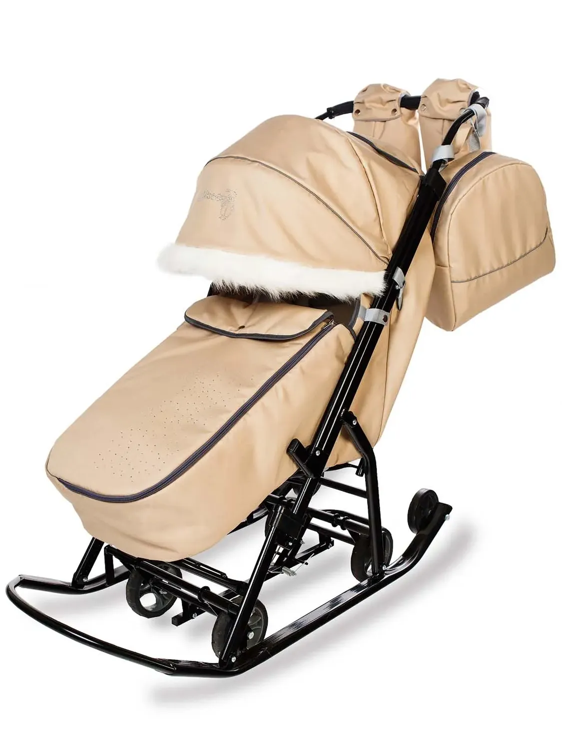 Санки-коляска Pikate Снеговик