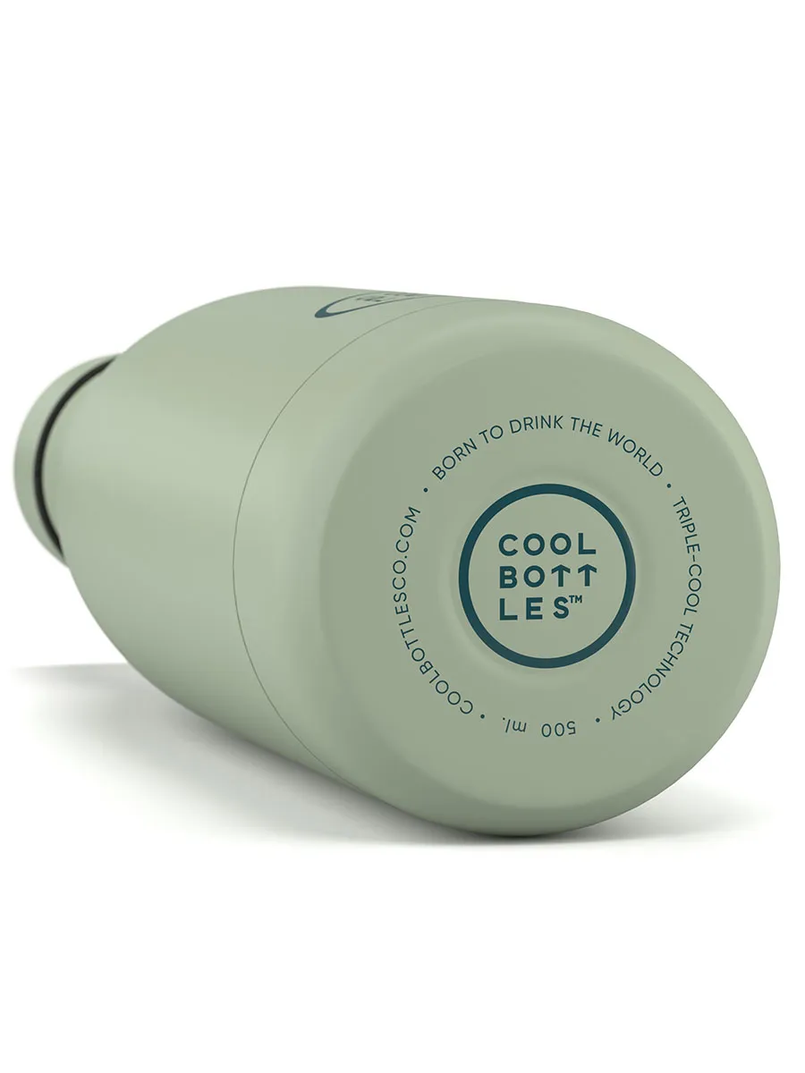 Термос-термобутылка Cool Bottles Soft Зеленый (Sage) 500мл CB500SOS. Изображение 3