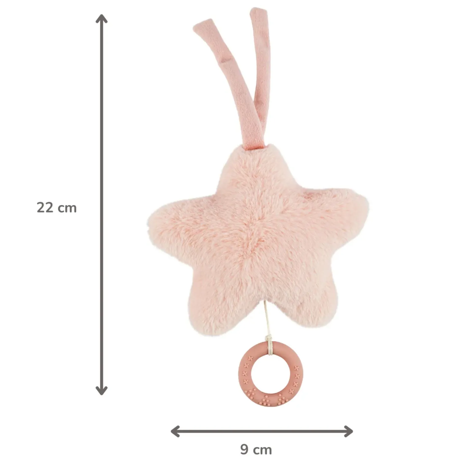 Игрушка мягкая Nattou Musical Soft toy FANFAN Звездочка музыкальная 759465