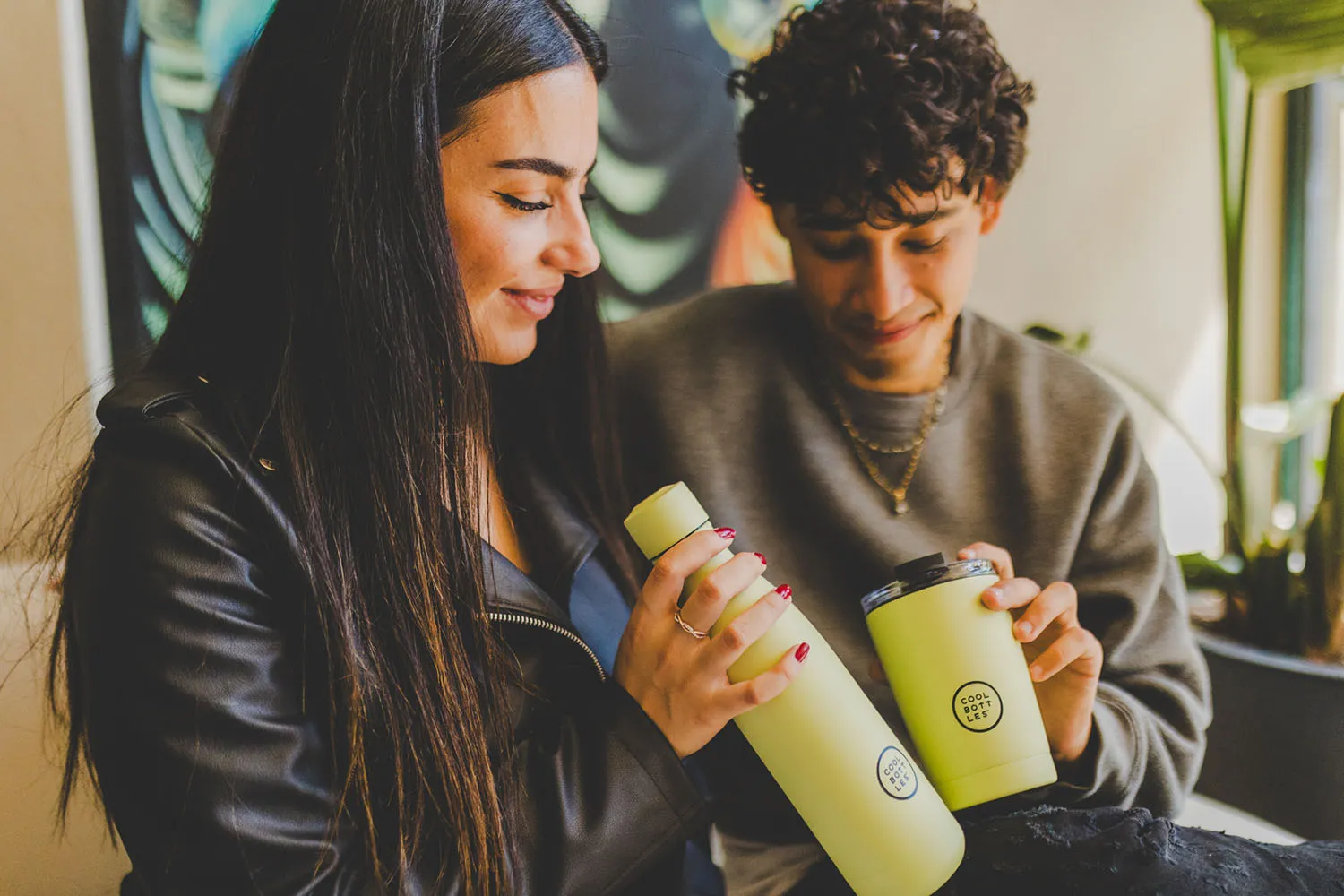 Термос-термобутылка Cool Bottles Pastel Green 350 мл CB350PAG